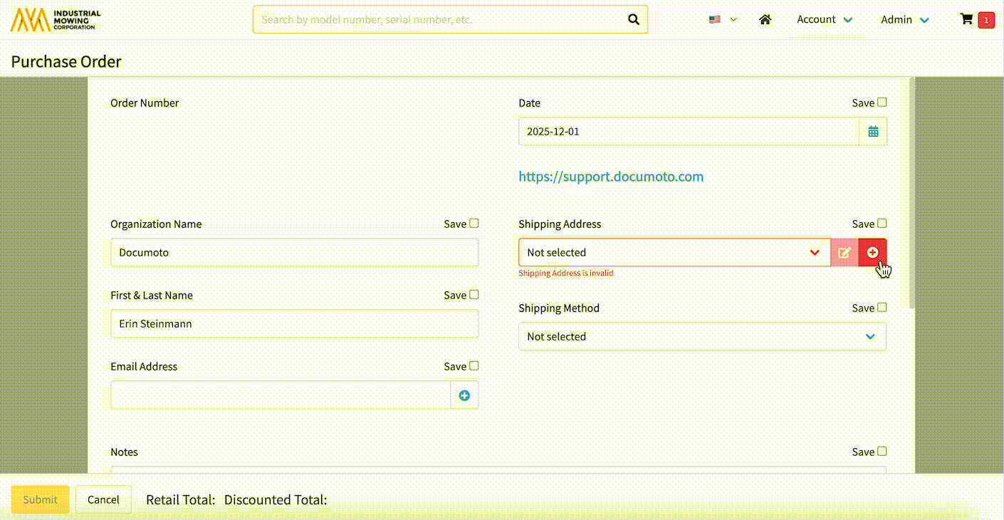 Address Validator Considerations