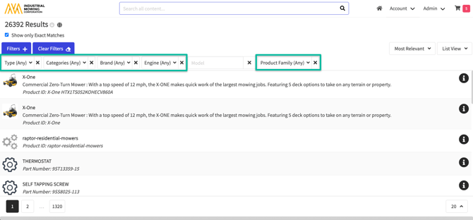 Filter Default State Any